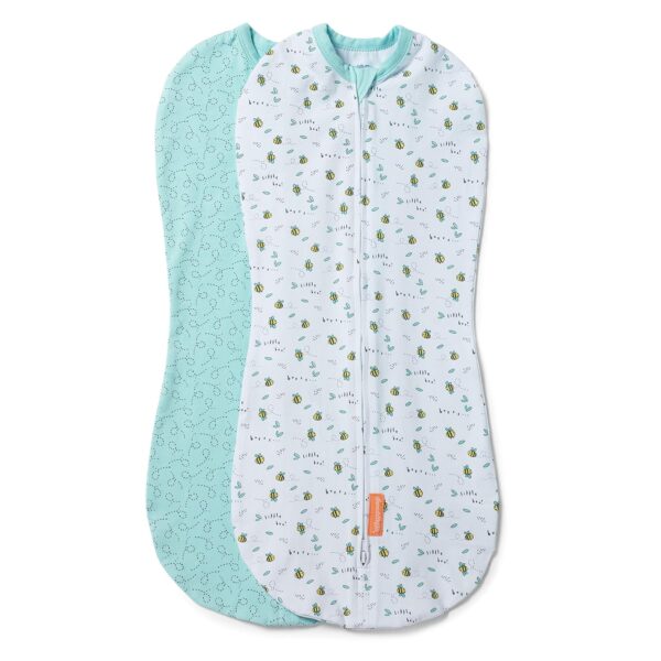 Blue swaddle